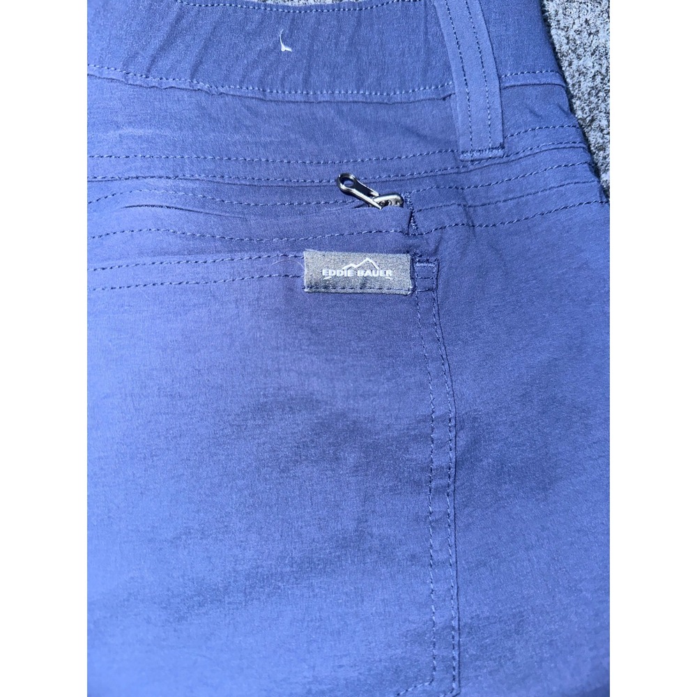 Eddie Bauer Mens Horizon Guide Chino Pants Blue Stretch Hiking Travel 38x30 - Picture 2 of 7